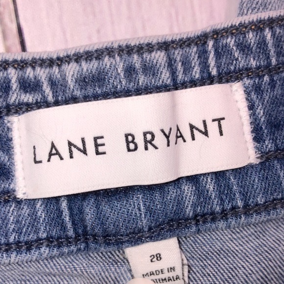 Lane Bryant wide leg fit mid rise Pull on jeans size 28 new tags - Picture 3 of 10